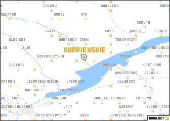 map of Kurpiewskie