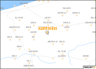 map of Kurpnieki