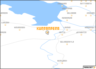 map of Kurranperä