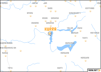 map of Kurra