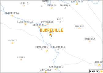 map of Kurreville