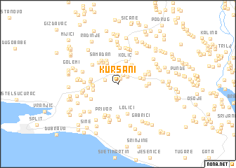 map of Kursani