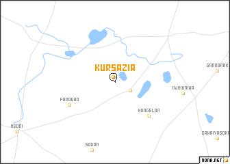 map of Kursazia