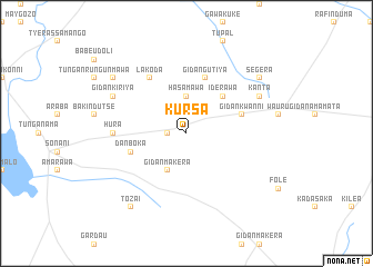 map of Kursa