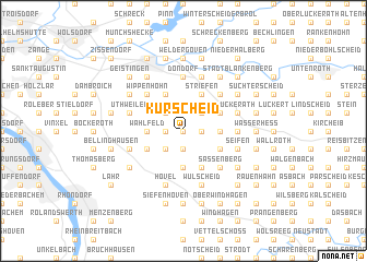 map of Kurscheid