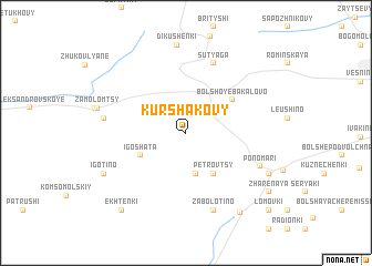 map of Kurshakovy