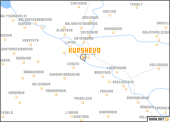 map of Kurshevo