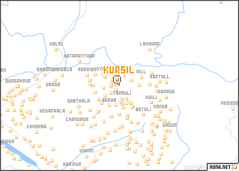 map of Kursīl