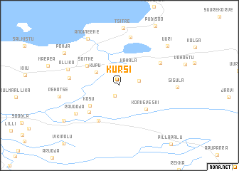 map of Kursi