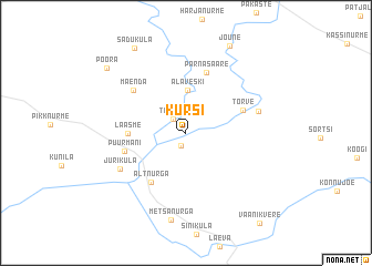 map of Kursi