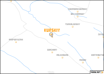 map of Kurskiy