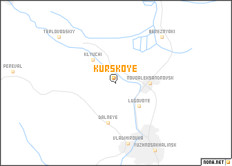 map of Kurskoye