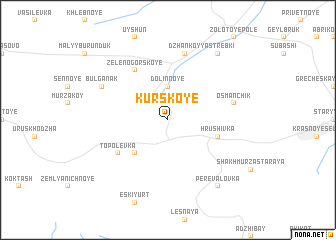 map of Kurskoye