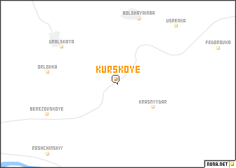 map of Kurskoye