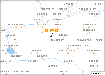 map of Kursko