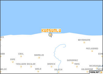 map of Kurşunlu