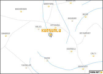map of Kurşunlu
