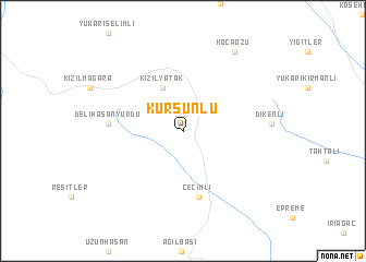 map of Kurşunlu