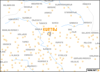 map of Kurtaj