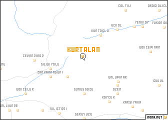 map of Kurtalan