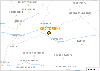 map of Kurtashki