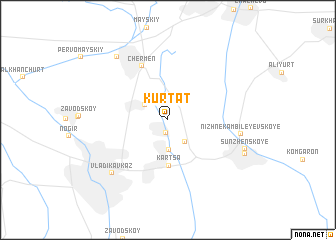 map of Kurtat