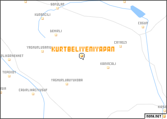 map of Kurtbeliyeniyapan