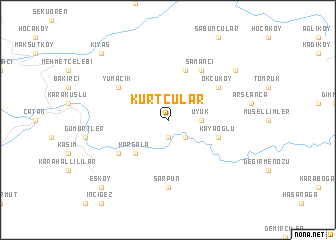 map of Kurtçular