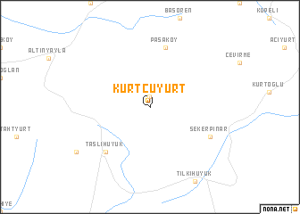 map of Kürtçüyurt