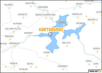 map of Kurtdoğmaz