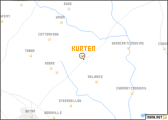map of Kurten