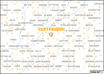 map of Kurt Fawqānī