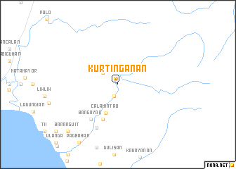 map of Kurtinganan