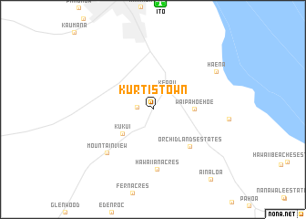 map of Kurtistown