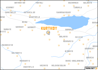 map of Kurtköy