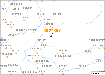 map of Kurtköy