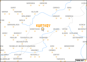 map of Kurtköy
