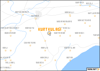 map of Kurtkulağı