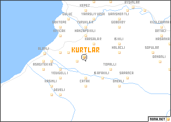 map of Kurtlar