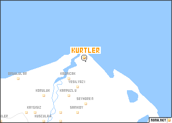 map of Kürtler