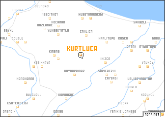 map of Kurtluca