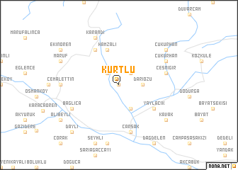 map of Kurtlu