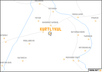 map of Kurtlykul\