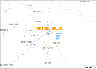 map of Kurtna Laager