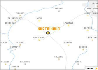 map of Kurtnikovo