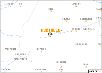 map of Kurtoğlu