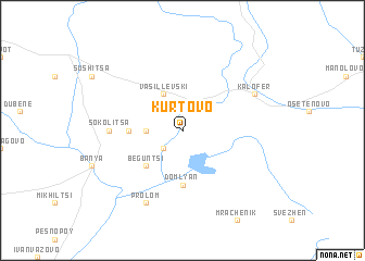 map of Kurtovo