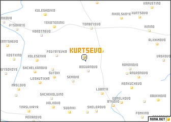 map of Kurtsevo