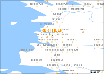 map of Kurttilla