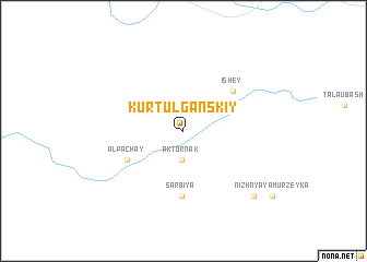 map of Kurtul\